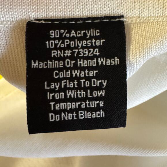 Misook White Elastic Waisted High Rise Knit Pant Women’s Size Large Minimalist - Picture 4 of 5